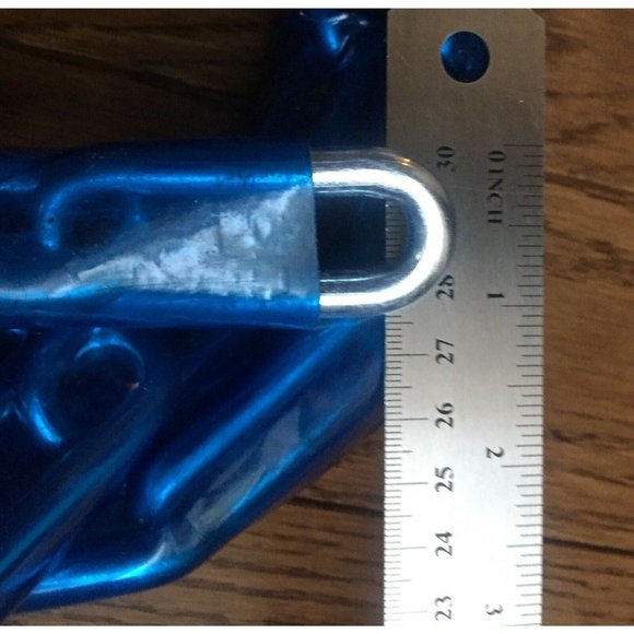 Steel Chain Heavy Duty Security 6 foot Vinyl Covered Rust Weather Resistant 6 ft - Picture 9 of 12